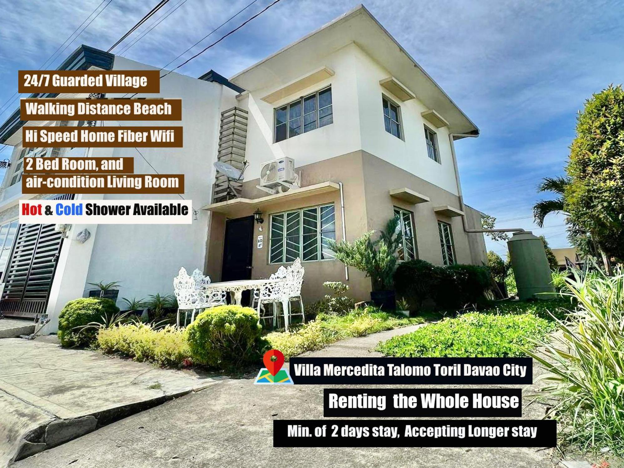 Beach Resorts Walking Distance To The Town House Davao City Екстериор снимка